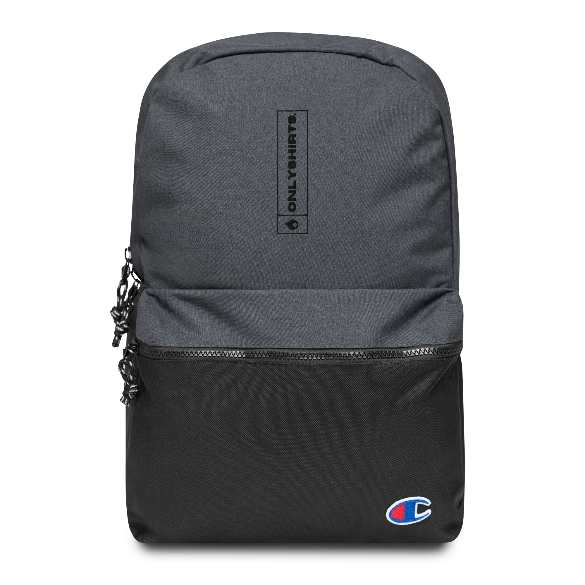 champion-backpack-heather-black-black-front-653c7ff6656da.png